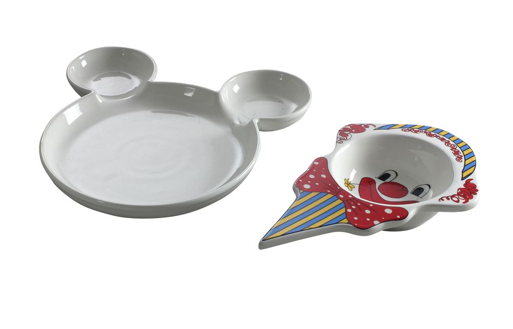 Plate, bear shape, HENDI, Miś, ⌀265mm