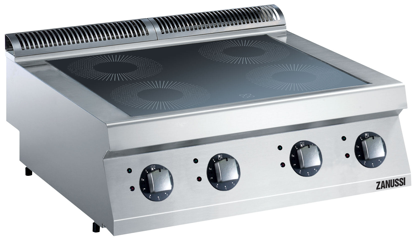 INDUKTIONSSPIS BÄNK 800MM 4 ZONER