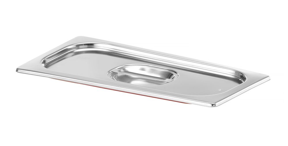 Lid for GN kantin/behållares with silicone rim, HENDI, Profi Line, GN 1/3, 325x176mm