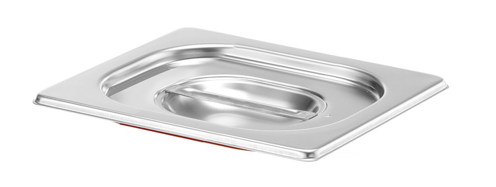Lid for GN kantin/behållares with silicone rim, HENDI, Profi Line, GN 1/6, 176x162mm