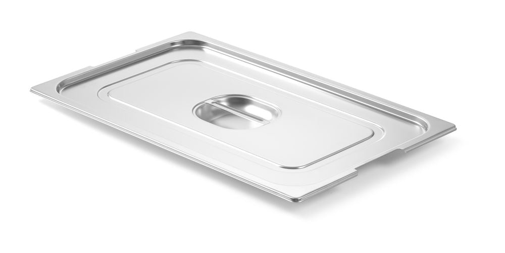 Lid for GN kantin/behållares med handtag recess, HENDI, GN 1/1, 530x325mm