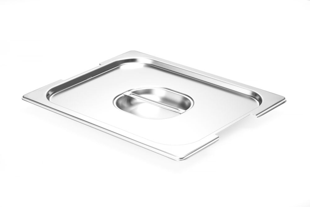 Lid for GN kantin/behållares med handtag recess, HENDI, GN 1/2, 265x325mm