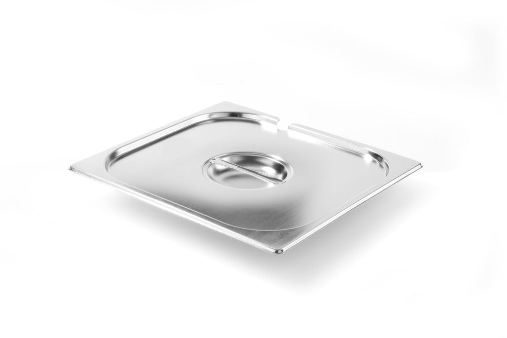 Lid for GN kantin/behållares with ladle recess, HENDI, Kitchen Line, GN 1/1, 530x325mm