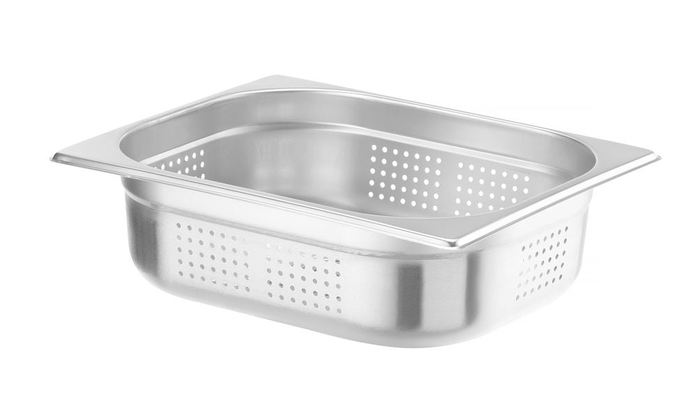 Kantin/behållare GN 1/2 perforerad, HENDI, Kitchen Line, GN 1/2, 6,5L, (H)100mm