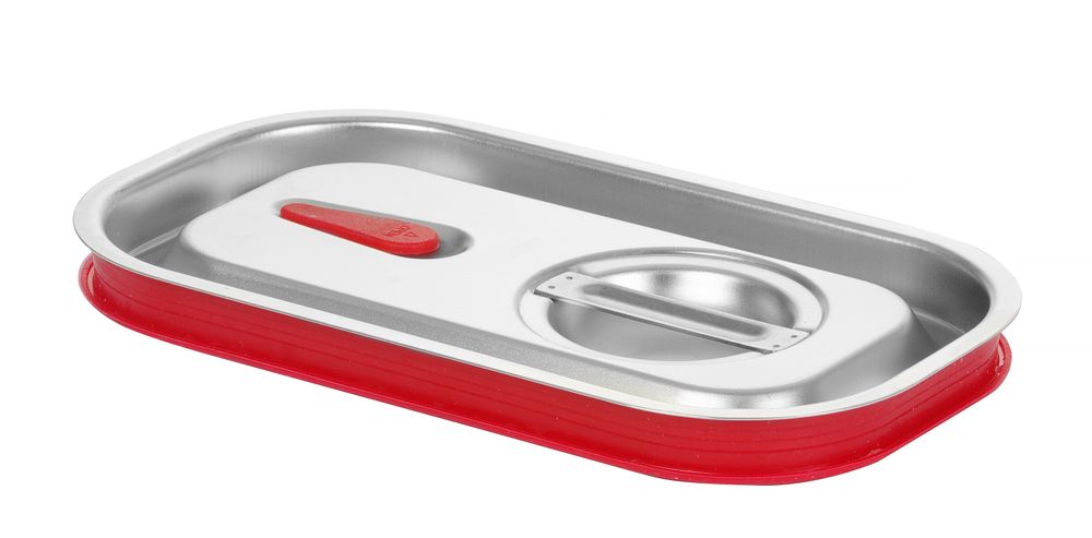 Lid for GN kantin/behållares with silicone rim, HENDI, Kitchen Line, GN 2/3, 354x325mm
