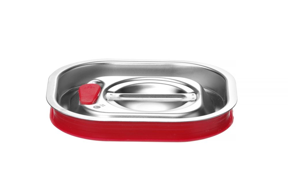 Lid for GN kantin/behållares with silicone rim, HENDI, Kitchen Line, GN 1/6, 156x142mm
