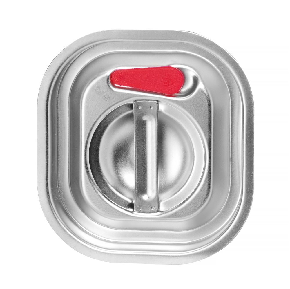 Lid for GN kantin/behållares with silicone rim, HENDI, Kitchen Line, GN 1/6, 156x142mm