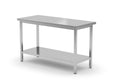 Central work table – bolted, HENDI, Profi Line, 1400x700x(H)850mm