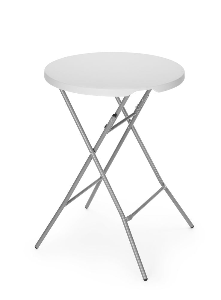 Bar table, AmerBox, max. load 80 kg., White, ⌀800x(H)1100mm