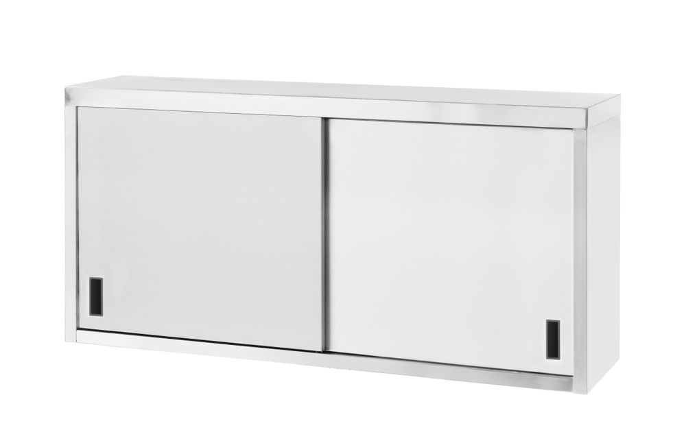Hanging cabinet – welded, with sliding doors, HENDI, Profi Line, 1200x400x(H)600mm
