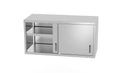 Wall mounted cabinet – welded, with sliding doors, HENDI, Profi Line, 800x300x(H)600mm