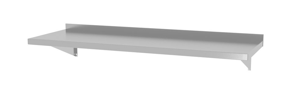 Wall shelf, with 2 brackets, HENDI, 1000x300x(H)250mm