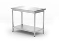 Central table with shelf – bolted, depth 600 mm, HENDI, Kitchen Line, 1000x600x(H)850mm