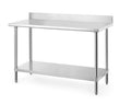Work table with backsplash, HENDI, Budget Line, 1400x600x(H)950mm
