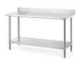Work table with backsplash, HENDI, Budget Line, 1600x600x(H)950mm