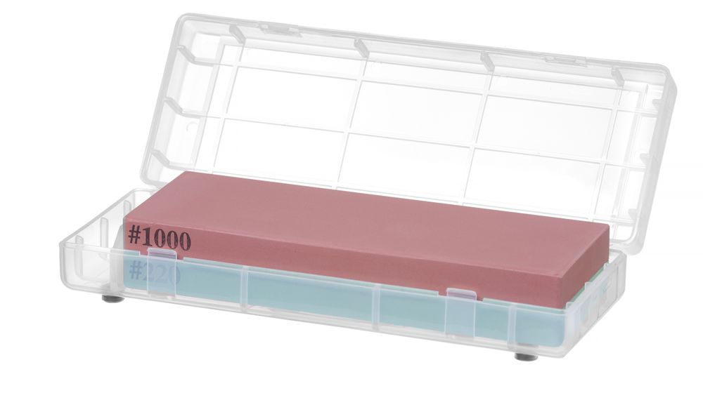 Japanese sharpening stone HENDI by Naniwa, HENDI, Grit: 220/1000, 185x65x(H)30mm