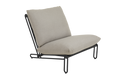 BLIXT Fåtölj svart/cley beige