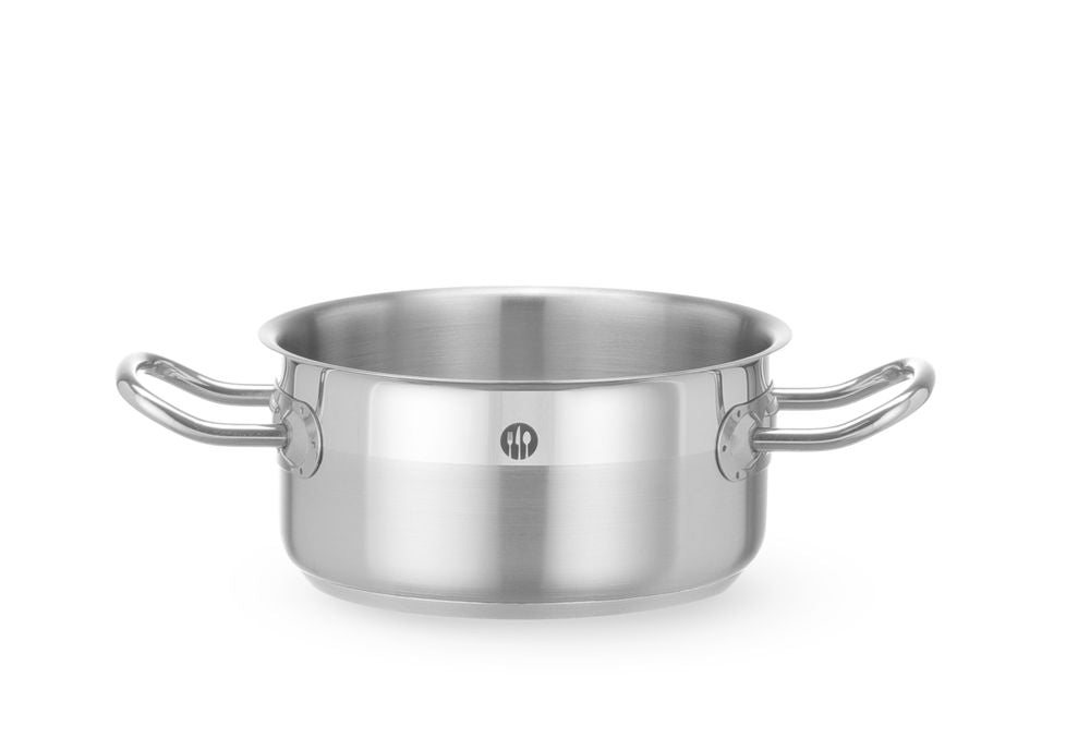 Stew gryta low - utan lock, HENDI, Profi Line, 1,5L, ⌀160x(H)75mm, Round