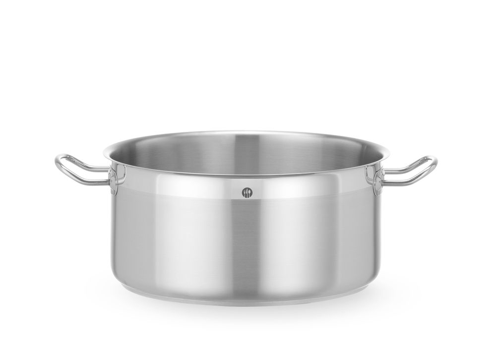 Stew gryta low - utan lock, HENDI, Profi Line, 12L, ⌀320x(H)150mm, Round
