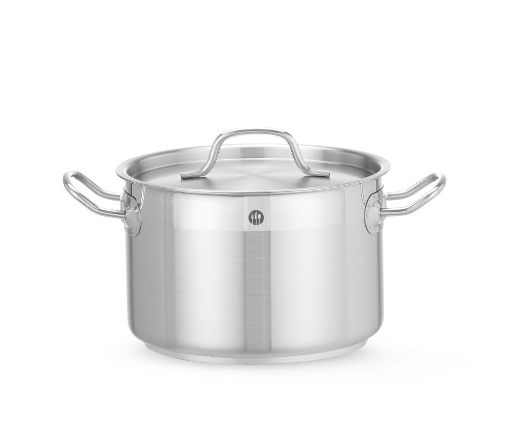 Stew gryta medium - med lock, HENDI, Profi Line, 4L, ⌀200x(H)130mm