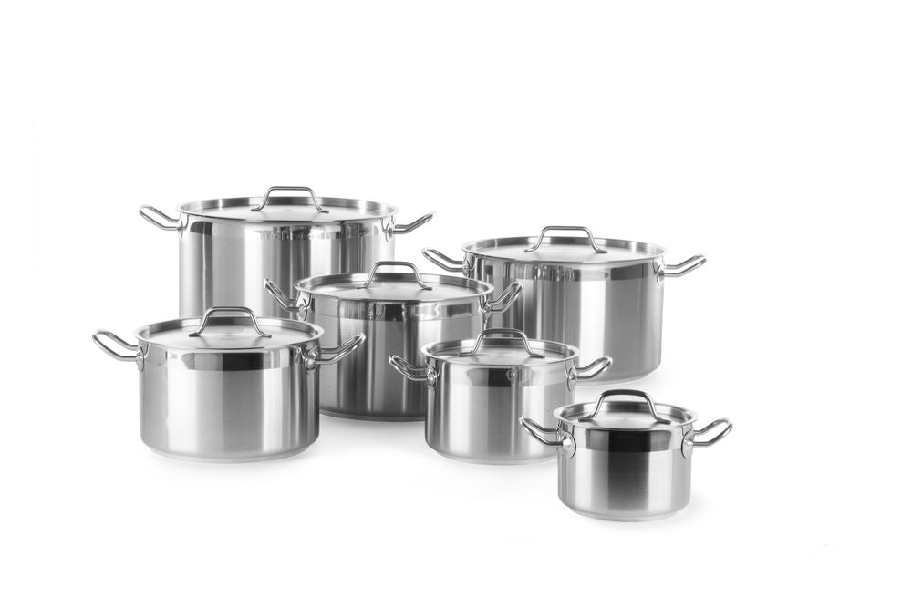 Stew gryta medium - med lock, HENDI, Profi Line, 6,7L, ⌀240x(H)150mm