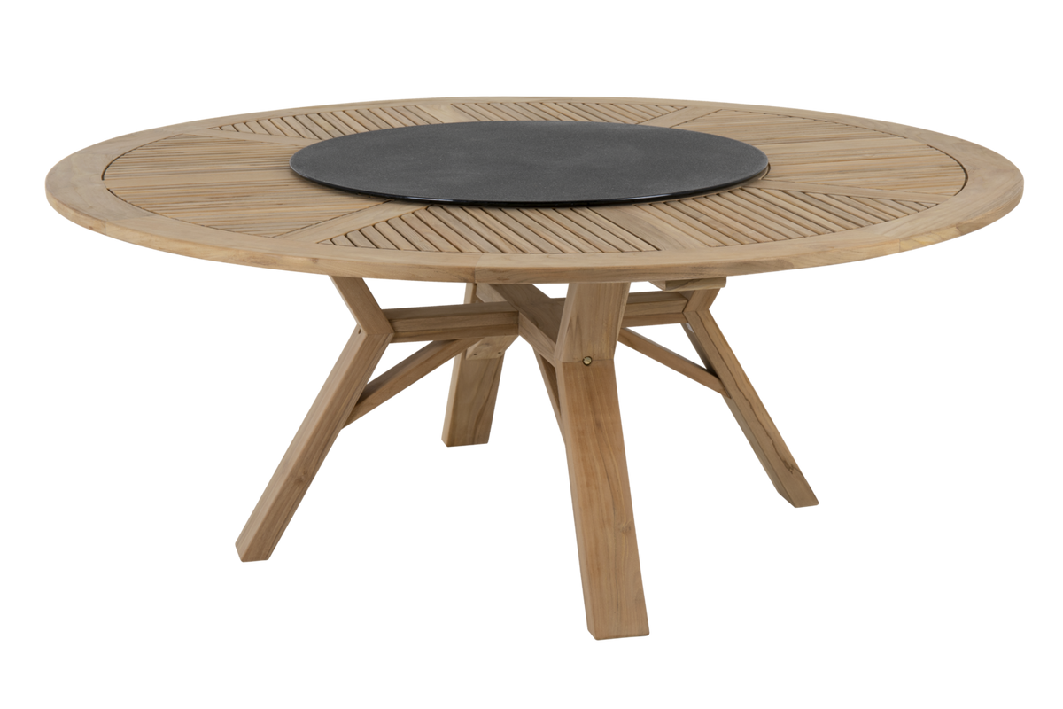 CIRCUS Ø180  H73 cm nat m snurrsk - Teak