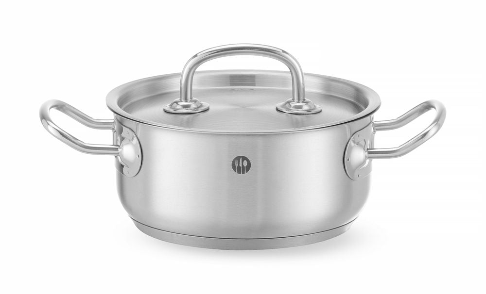 Stew gryta low - med lock, HENDI, Kitchen Line, 2,9L, ⌀200x(H)95mm