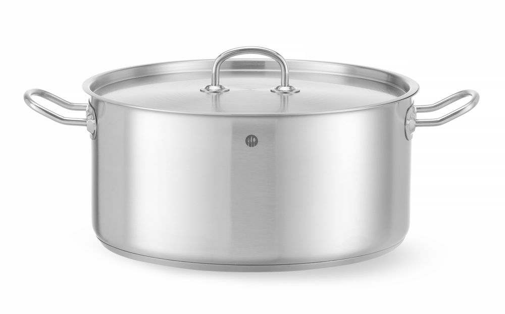 Stew gryta low - med lock, HENDI, Kitchen Line, 11,9L, ⌀320x(H)150mm
