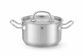 Stew gryta medium – med lock, HENDI, Kitchen Line, 9,5L, ⌀280x(H)155mm