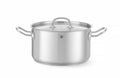 Stew gryta medium – med lock, HENDI, Kitchen Line, 6L, ⌀240x(H)135mm