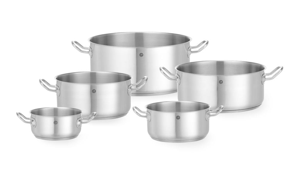Stew gryta low - utan lock, HENDI, Kitchen Line, 4,9L, ⌀240x(H)110mm