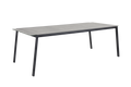 LYRA 220x100 H73 cm - Svart/Sand glas