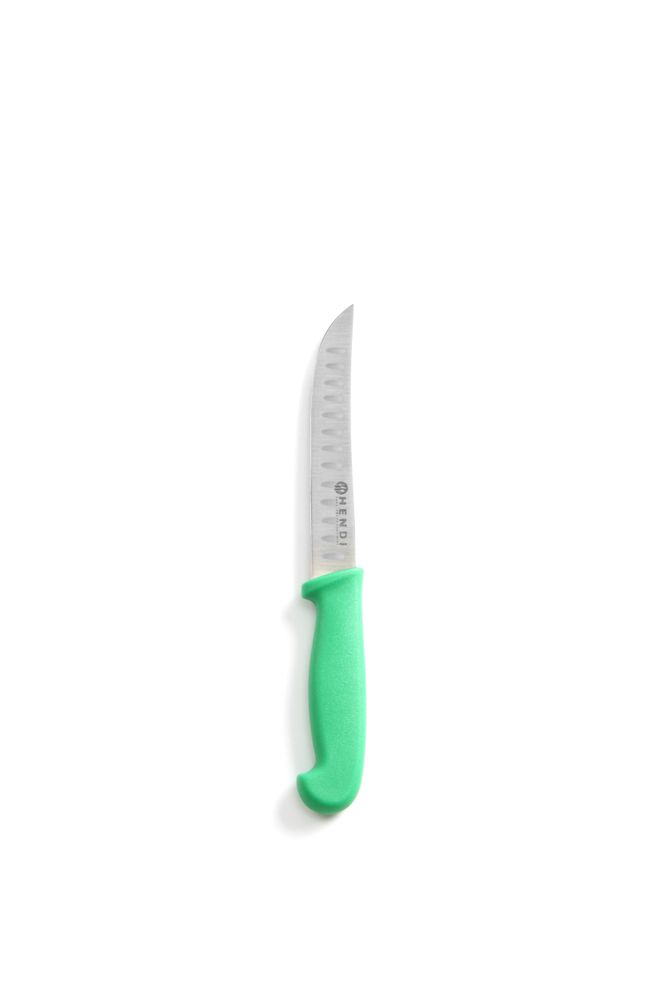Multipurpose kniv with the Granton edge, HENDI, long model, grön, (L)230mm