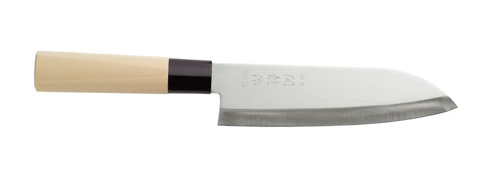 Japanese knife Santoku, HENDI, Wood light, (L)290mm