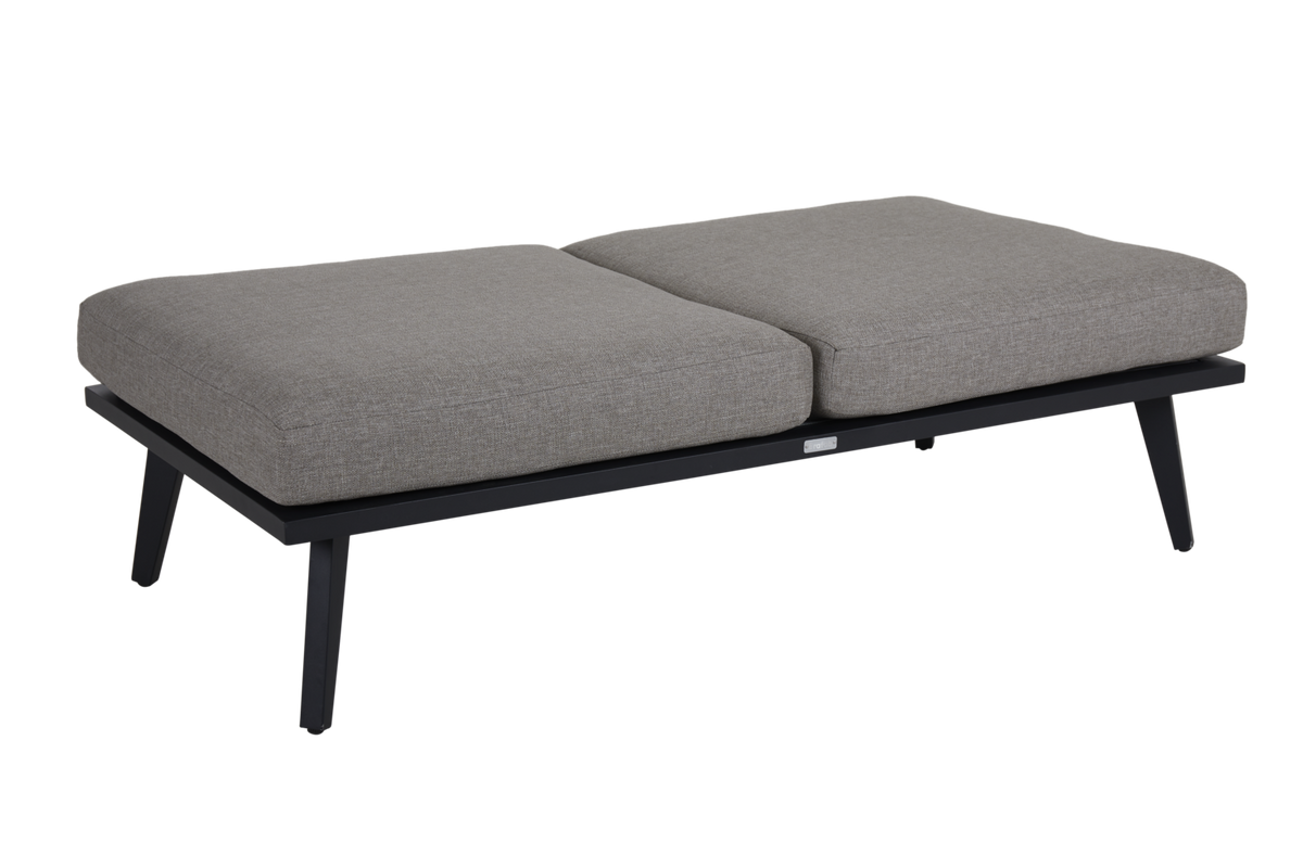 VILLAC 2-sits - Svart/Beige