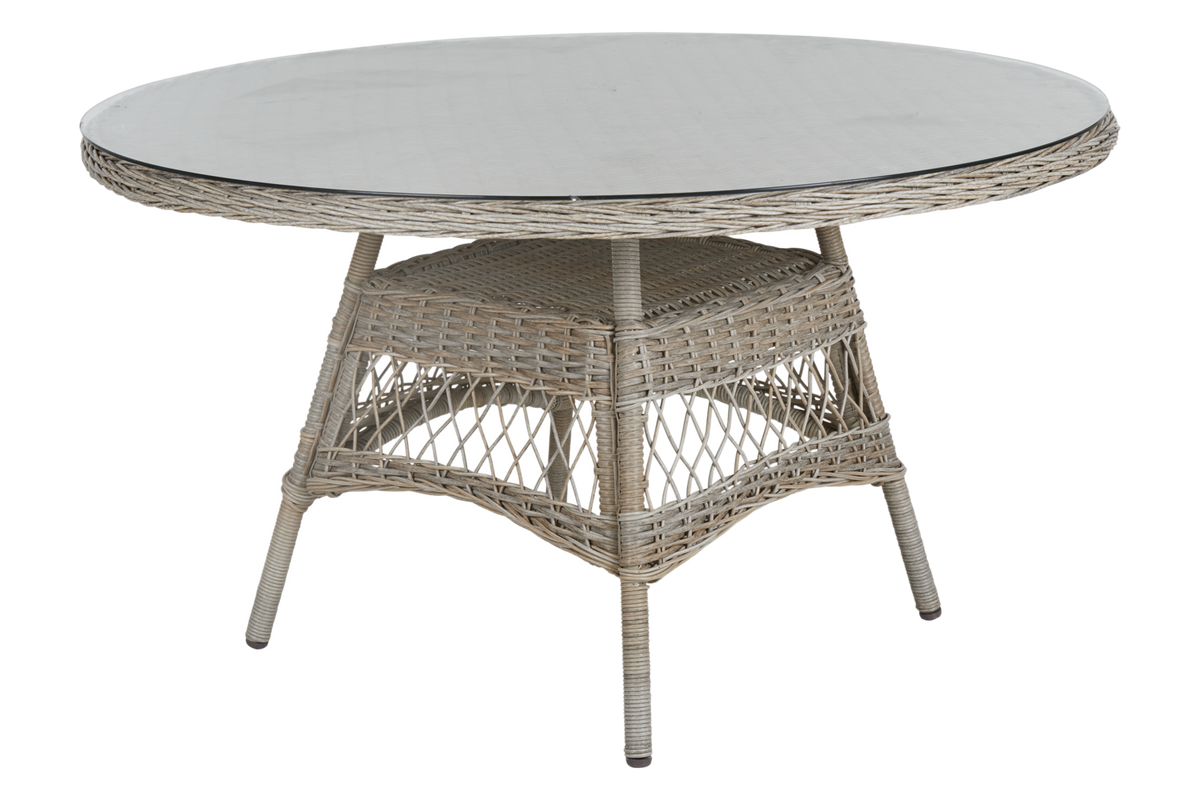 KAMOMILL Ø130 H73 cm - Beige/Glas