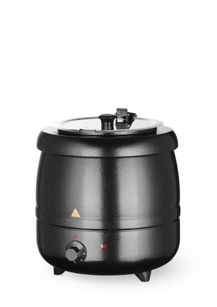 Soup kettle, HENDI, Kitchen Line, 8L, svart, 230V/400W, ⌀330x(H)363mm