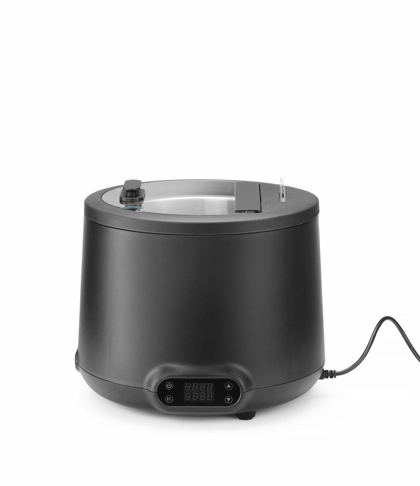 Soup kettle UNIQ, HENDI, desiGNed by Robert Bronwasser, 8L, svart, 220-240V/500W, ⌀365x(H)325mm