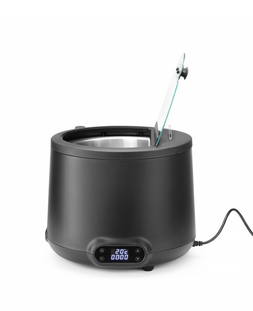 Soup kettle UNIQ, HENDI, desiGNed by Robert Bronwasser, 8L, svart, 220-240V/500W, ⌀365x(H)325mm