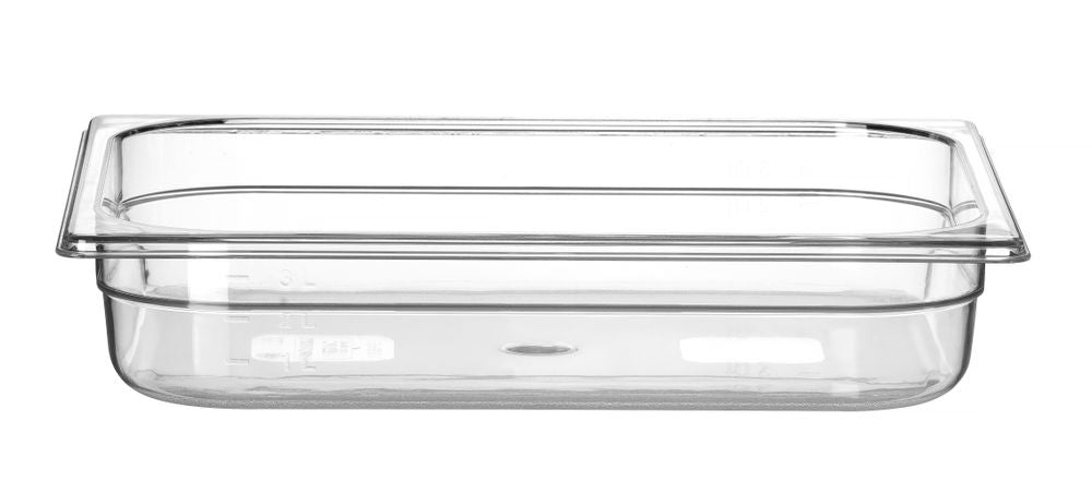 Kantin/behållare GN 1/2 polycarbonate, HENDI, Profi Line, GN 1/2, 4L, Transparent, 325x265x(H)65mm