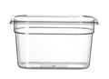 Kantin/behållare GN 1/4 polycarbonate, HENDI, Profi Line, GN 1/4, 4L, Transparent, 265x162x(H)150mm