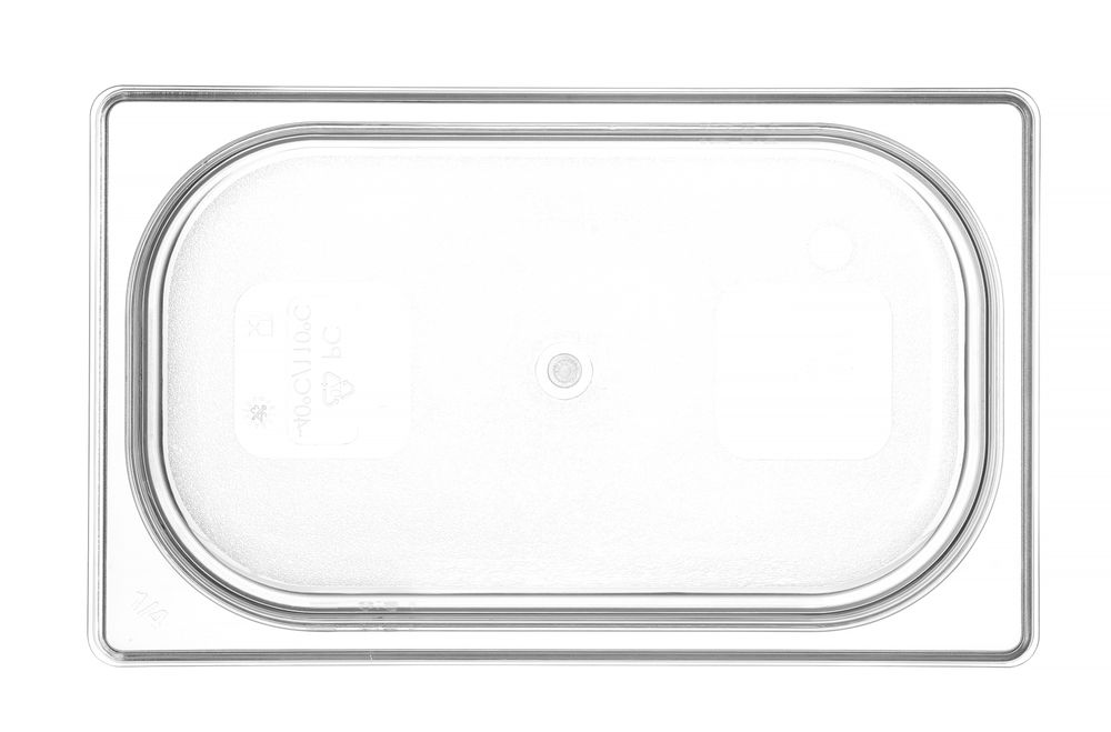 Kantin/behållare GN 1/4 polycarbonate, HENDI, Profi Line, GN 1/4, 1,8L, Transparent, 265x162x(H)65mm