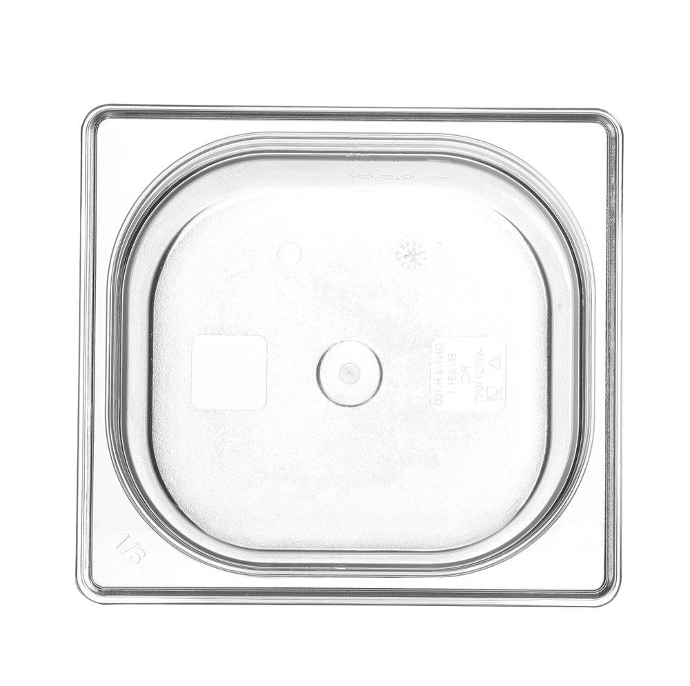 Kantin/behållare GN 1/6 polycarbonate, HENDI, Profi Line, GN 1/6, 1,6L, Transparent, 176x162x(H)100mm