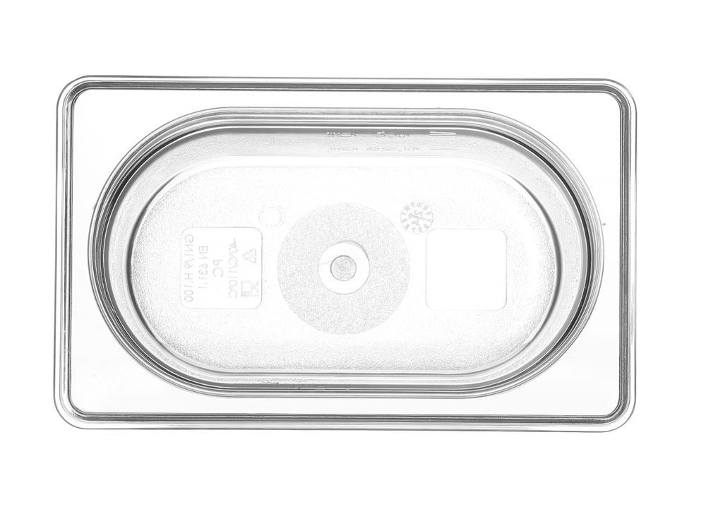 Kantin/behållare GN 1/9 polycarbonate, HENDI, Profi Line, GN 1/9, 0,6L, Transparent, 176x108x(H)65mm