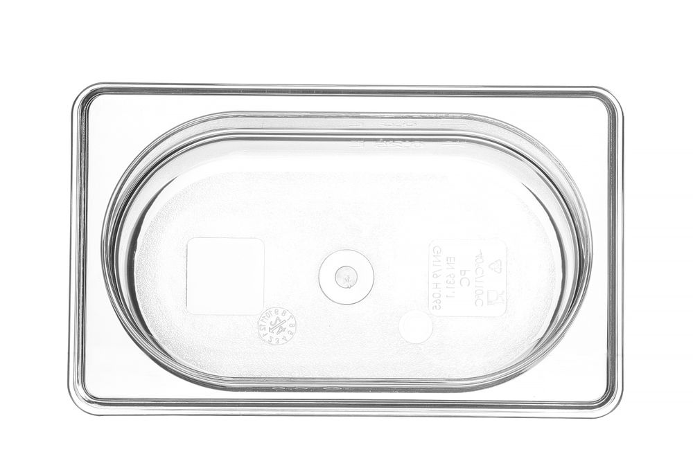 Kantin/behållare GN 1/9 polycarbonate, HENDI, Profi Line, GN 1/9, 0,6L, Transparent, 176x108x(H)65mm