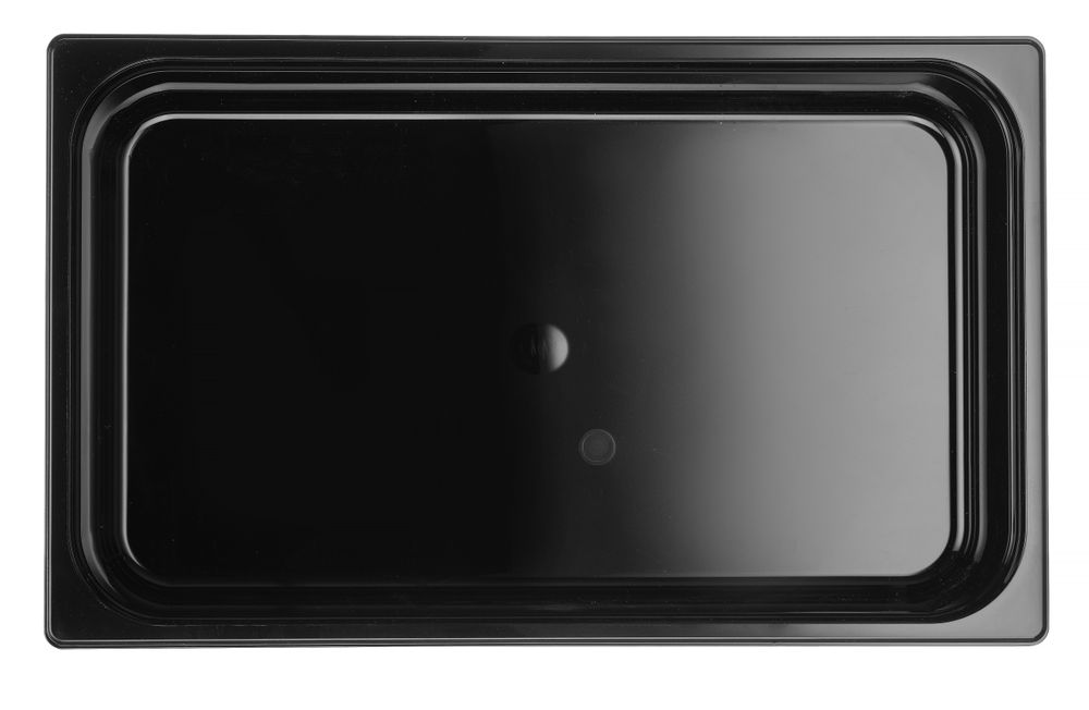 Kantin/behållare GN 1/1 svart polycarbonate, HENDI, Profi Line, GN 1/1, 9L, svart, 530x325x(H)65mm