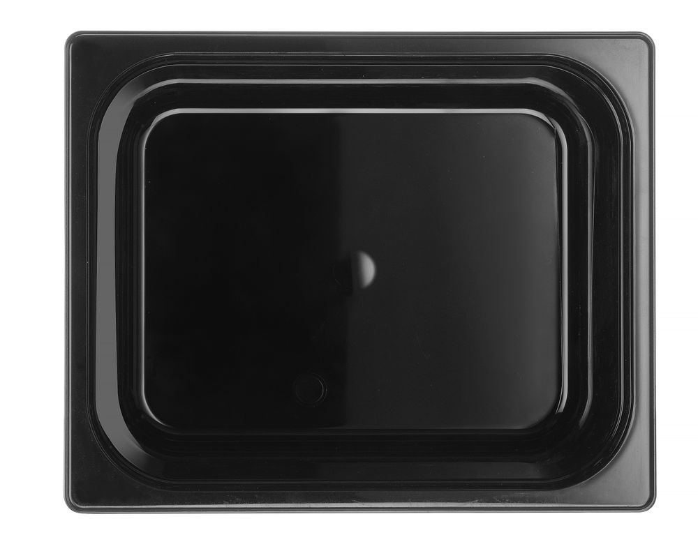 Kantin/behållare GN 1/2 svart polycarbonate, HENDI, Profi Line, GN 1/2, 6,5L, svart, 325x265x(H)100mm