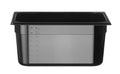 Kantin/behållare GN 1/2 svart polycarbonate, HENDI, Profi Line, GN 1/2, 9,5L, svart, 325x265x(H)150mm