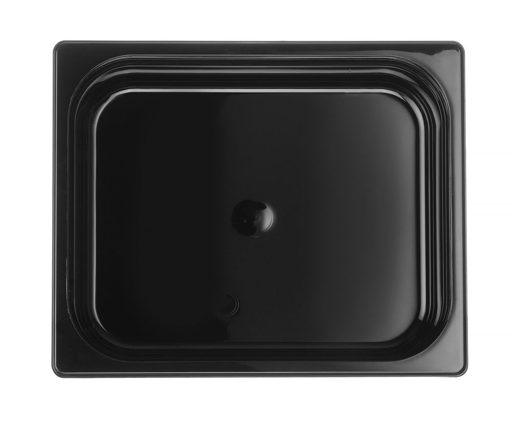 Kantin/behållare GN 1/2 svart polycarbonate, HENDI, Profi Line, GN 1/2, 4L, svart, 325x265x(H)65mm