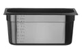 Kantin/behållare GN 1/3 svart polycarbonate, HENDI, Profi Line, GN 1/3, 5,7L, svart, 325x176x(H)150mm